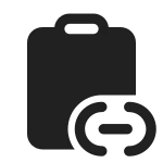 Clipboard Link SVG Icon